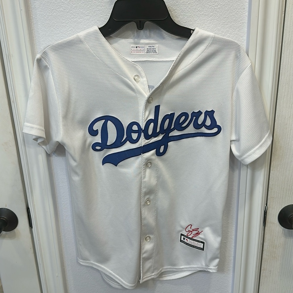 LA Dodgers embroidered Corey Seager jersey